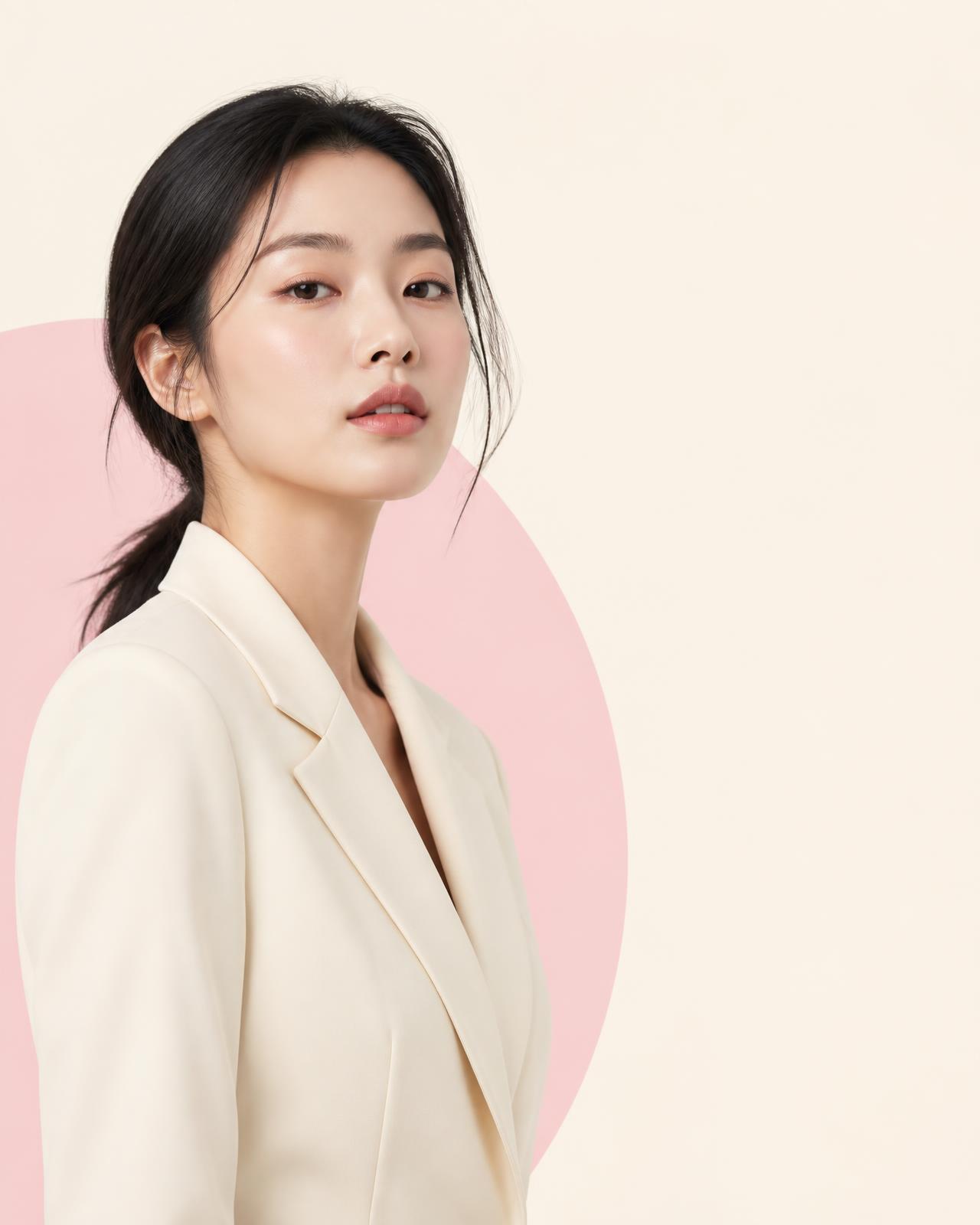 ผู้หญิงวัยทำงานที่มั่นใจหลังใช้บริการดูแลศัลยกรรมเกาหลีกับ Dolla Agency